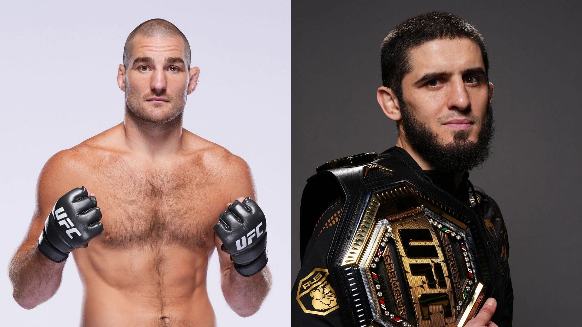 Sean Strickland (left) has dissed Islam Makhachev