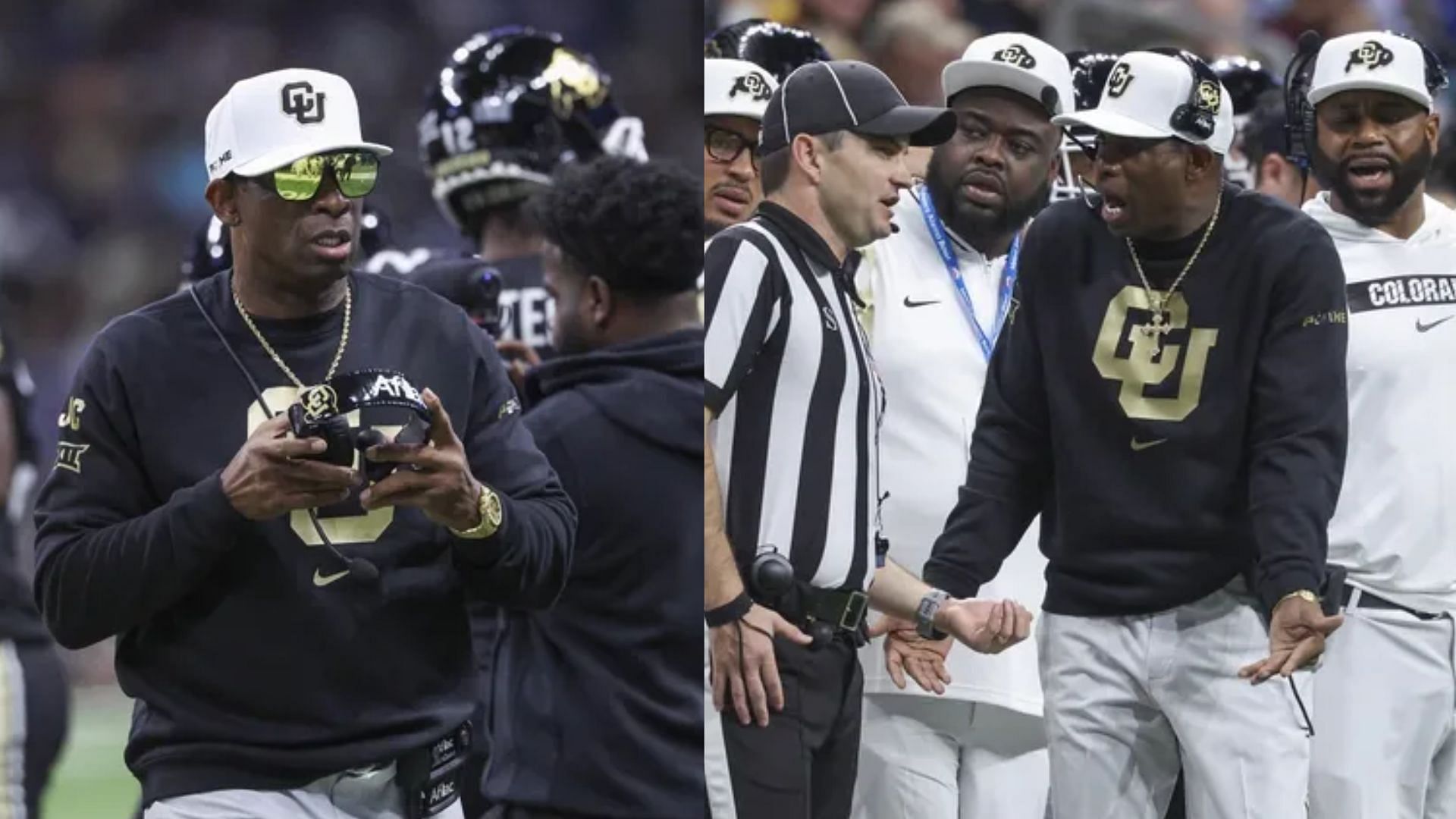 Colorado Buffaloes coach Deion Sanders 