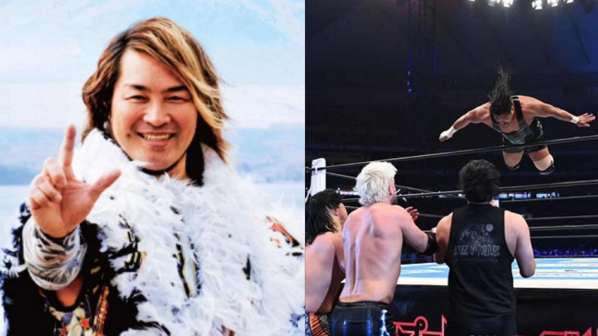 Hiroshi Tanahashi will face an AEW star at Wrestle Dynasty. (Image via NJPW Global IG) 