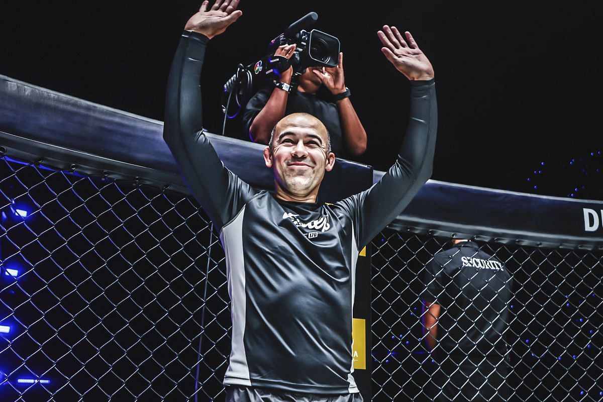 Marcelo Garcia had a wondrous return to competition for the first time since 2011 at ONE 170. [Photo via: ONE Championship]