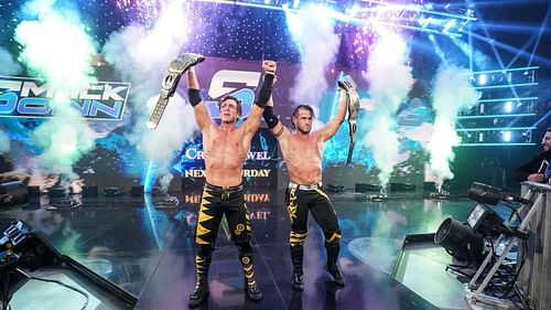 Chris Sabin and Alex Shelley didn't take long to make an impact in WWE. (Image Credit: WWE.com).