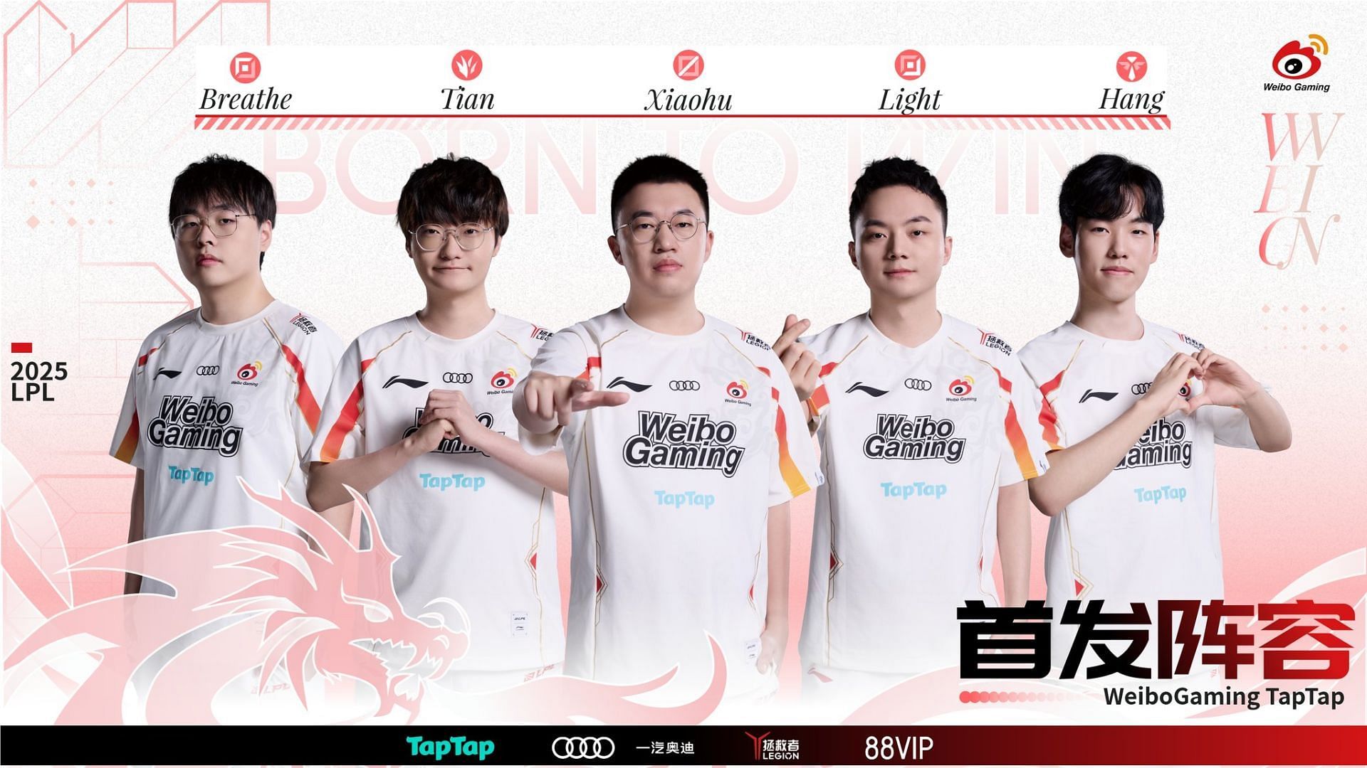 Weibo Gaming ranks fourth in best teams in League of Legends LPL Split 1 2025 (Image via Weibo Gaming)