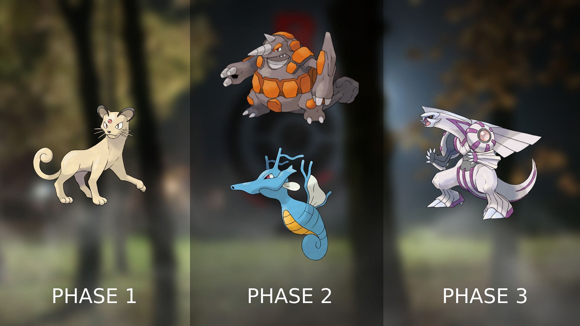 Pokemon GO Giovanni January 2025 team (Image via TPC)