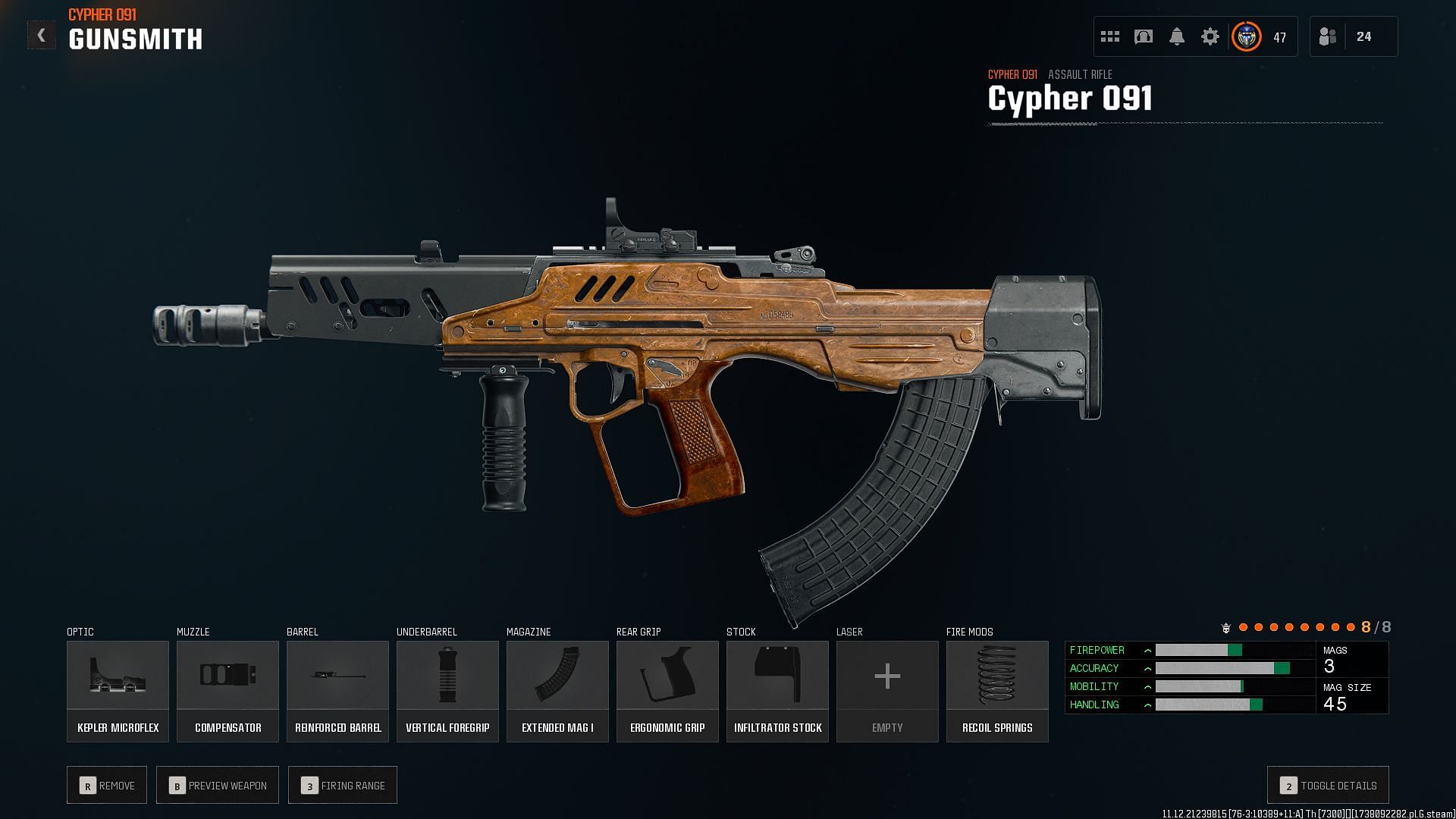 Exploring the best Cypher 091 loadout in Black Ops 6 (Image via Activision)