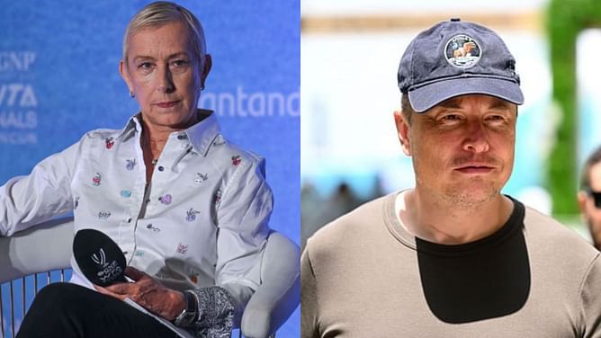 Martina Navratilova reacts to $425,000,000,000-worth Elon Musk's bizarre COVID-19 bet with Sam Harris coming to light