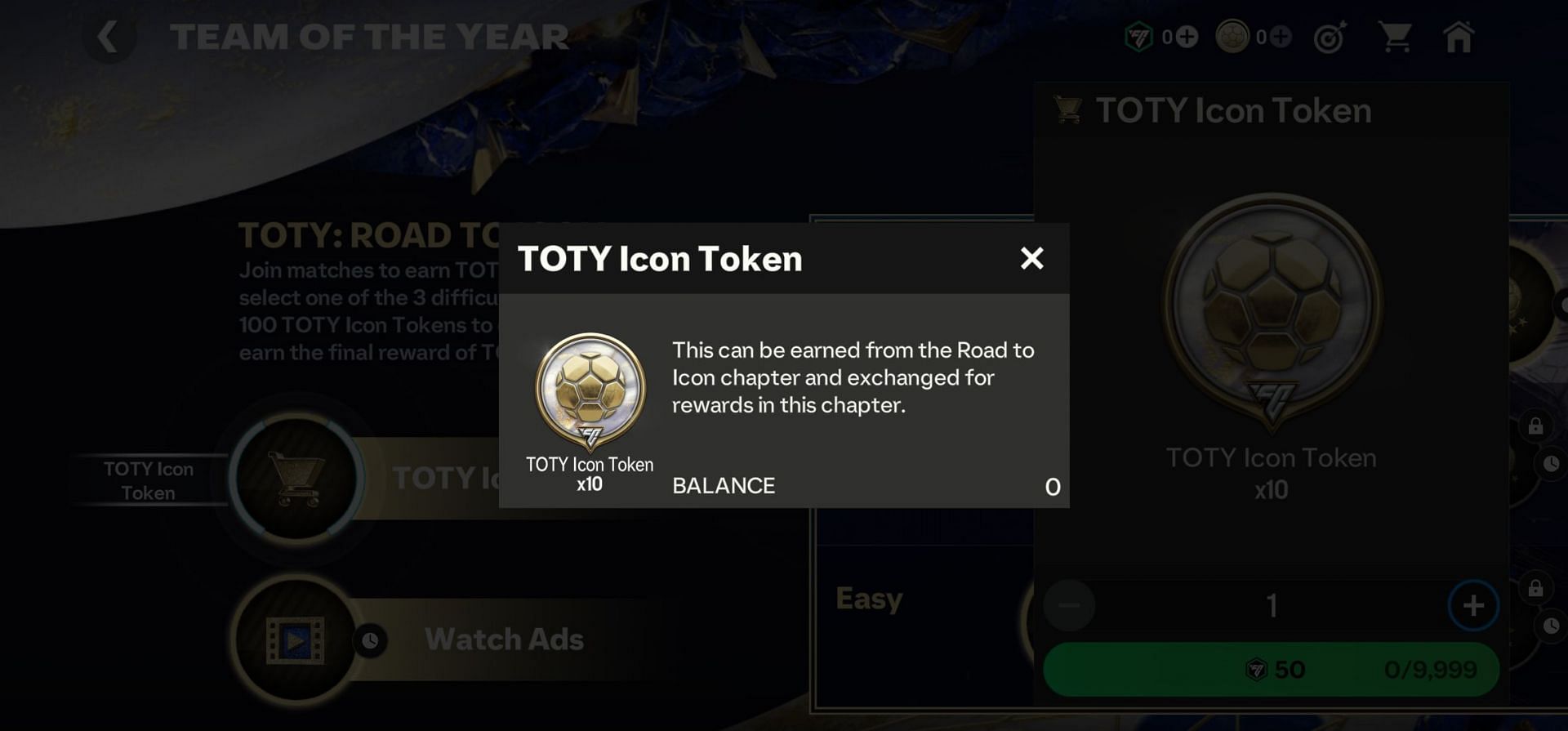 EA FC Mobile TOTY Icon Tokens are essential to stack up TOTY shards (Image via EA Sports)