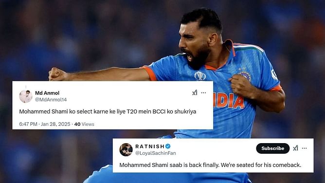 IND vs ENG : मोहम्मद शमी की वापसी से फैंस हुए खुश, Playing 11 में जगह मिलने पर प्रतिक्रियाओं की आई बाढ़
