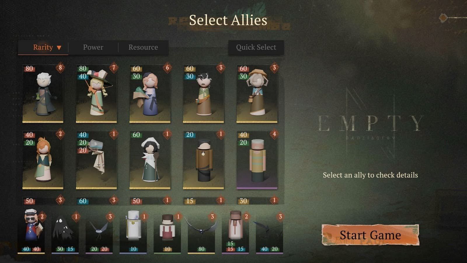 All combatants available in the game mode (Image via Bluepoch)