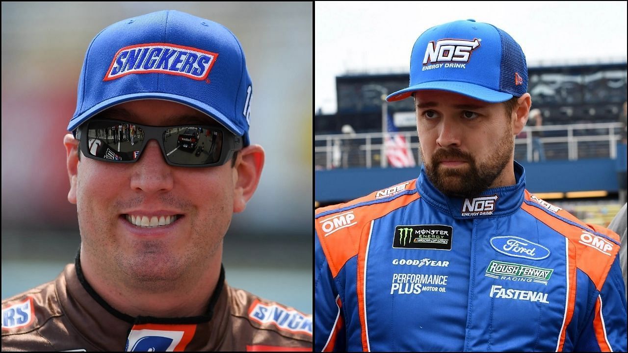 Kyle Busch (L) and Ricky Stenhouse Jr. (R) (Source: Imagn)