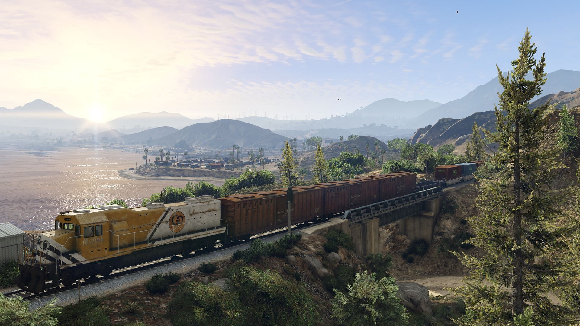 Blaine County has picturesque landscapes (Image via Rockstar Games)