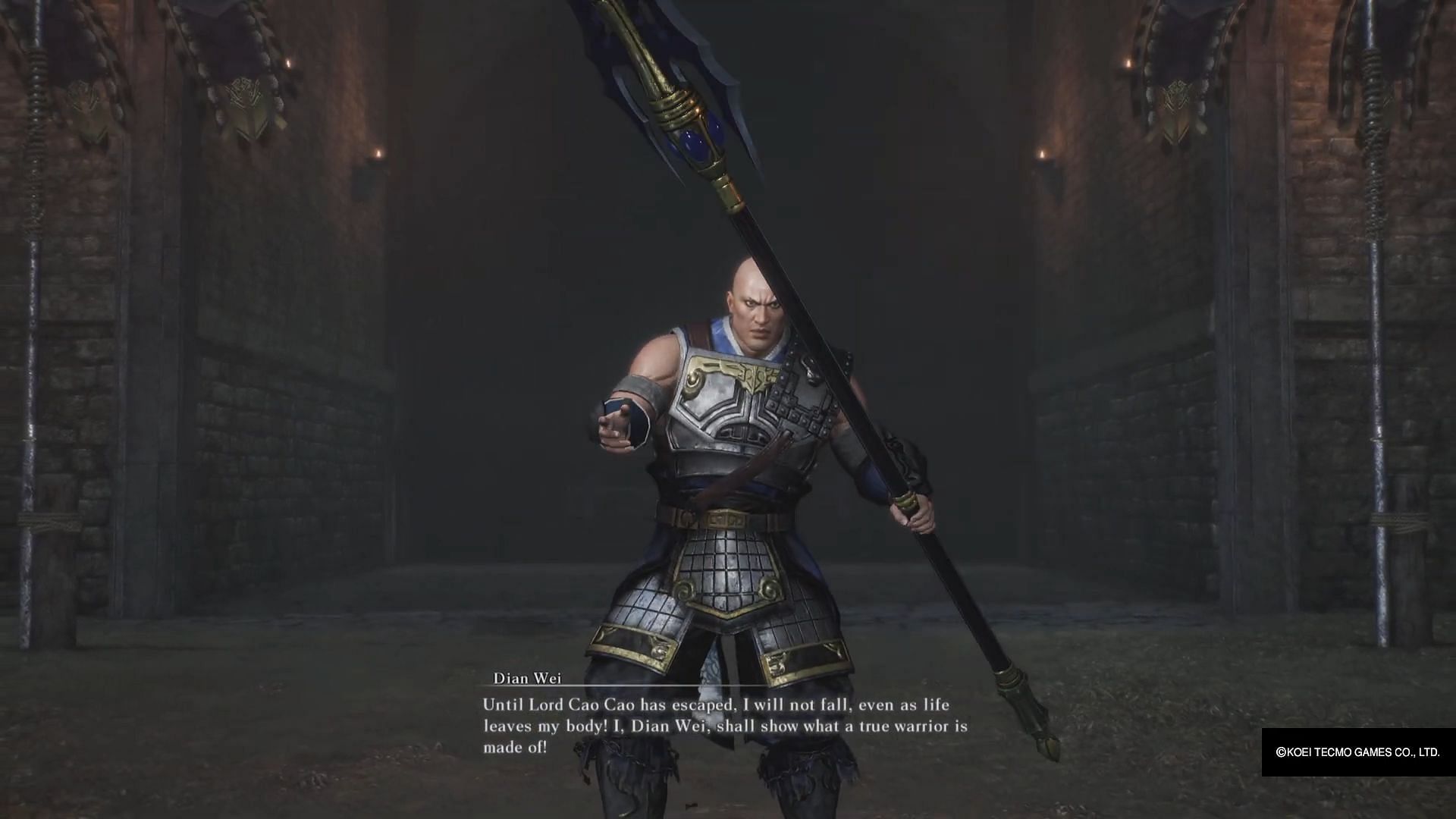 Dian Wei from Dynasty Warriors Origins (Image via Koei Tecmo)