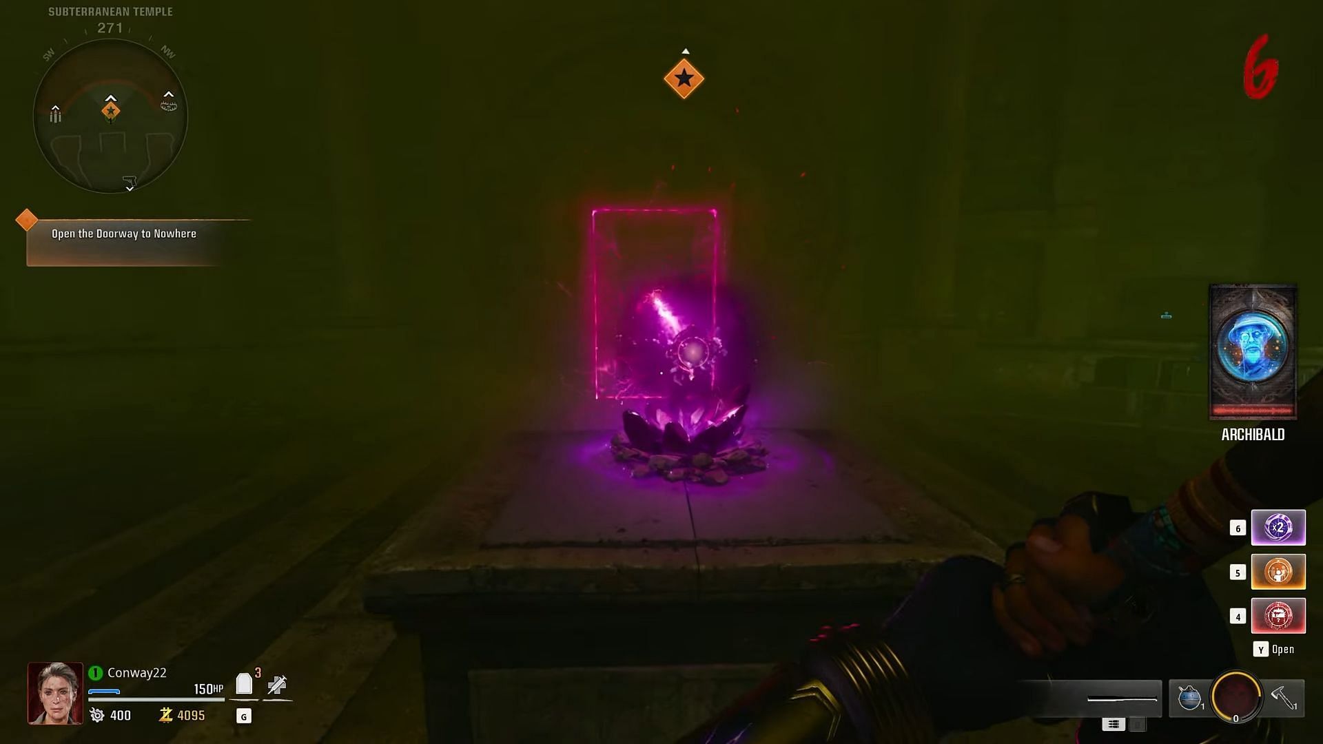 Dark Aether Nexus portal (Image via Activision and youtube.com/@MrRoflWaffles)