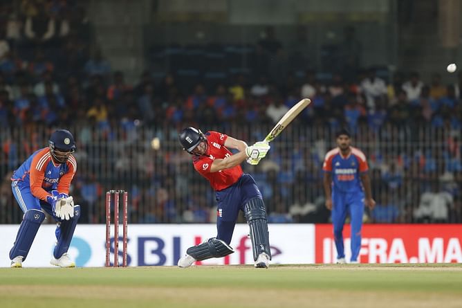 Jos Buttler holes out to the deep for 45 to Axar Patel's bowling in IND vs ENG 2025 2nd T20I [Watch]