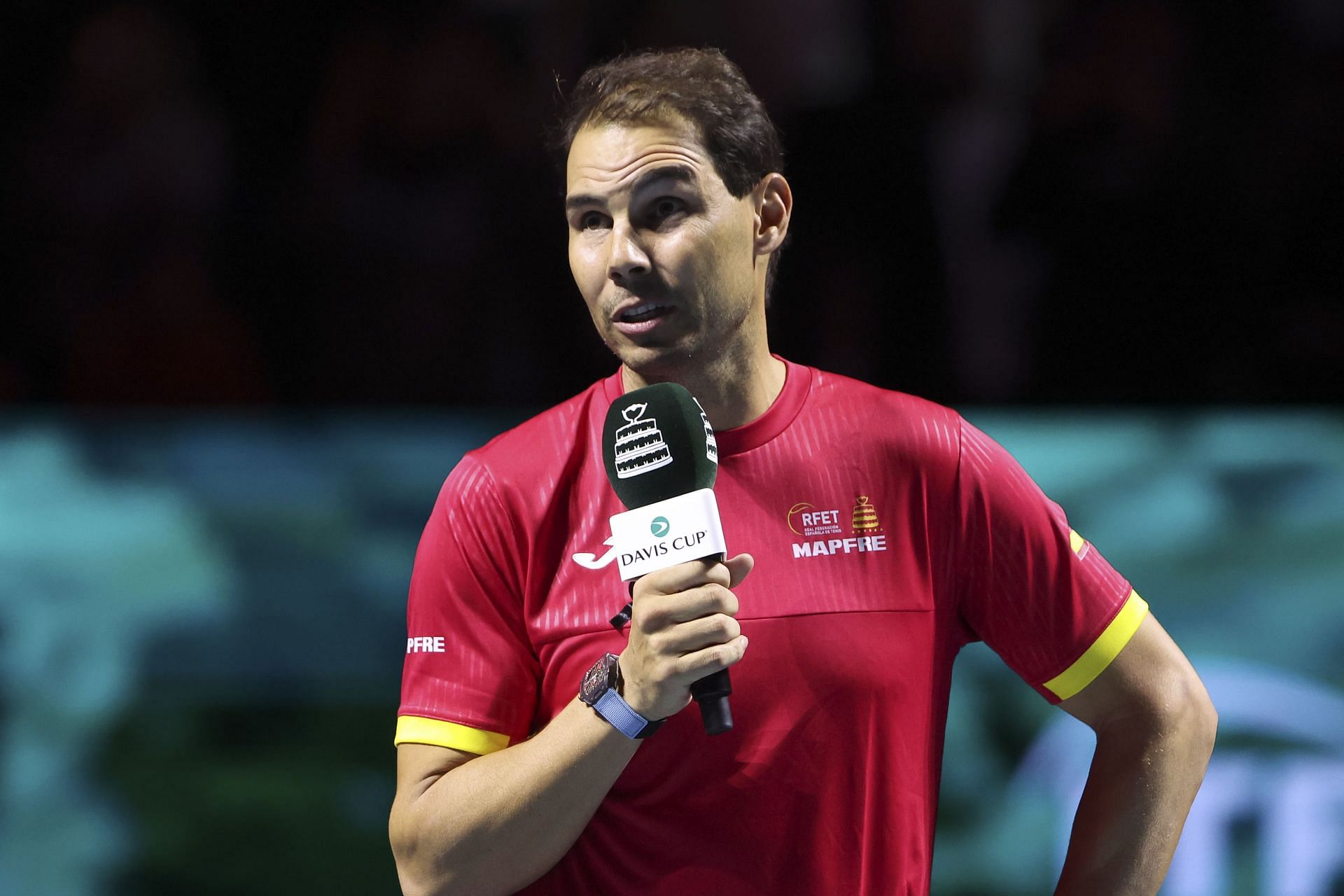 Rafael Nadal at 2024 Davis Cup Finals (Image Source: Getty)