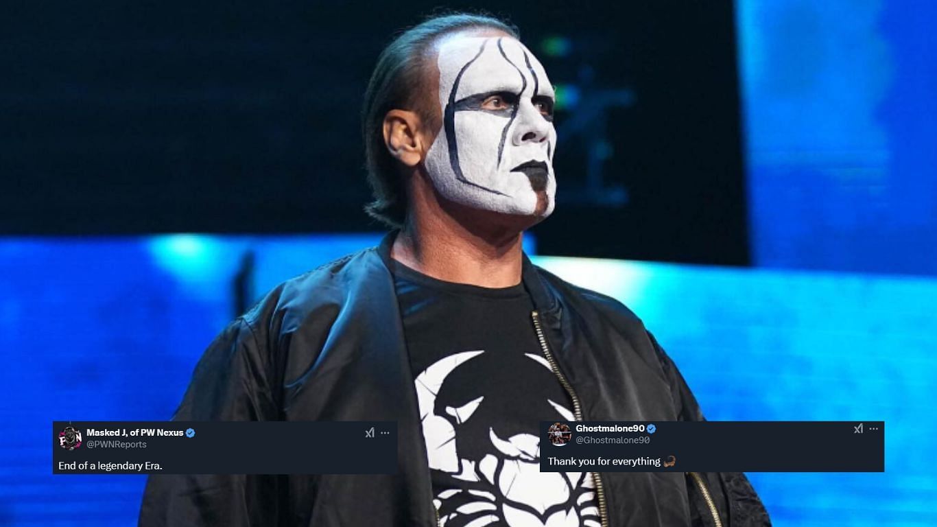 Sting retired at AEW Revolution last year [image source: Sting