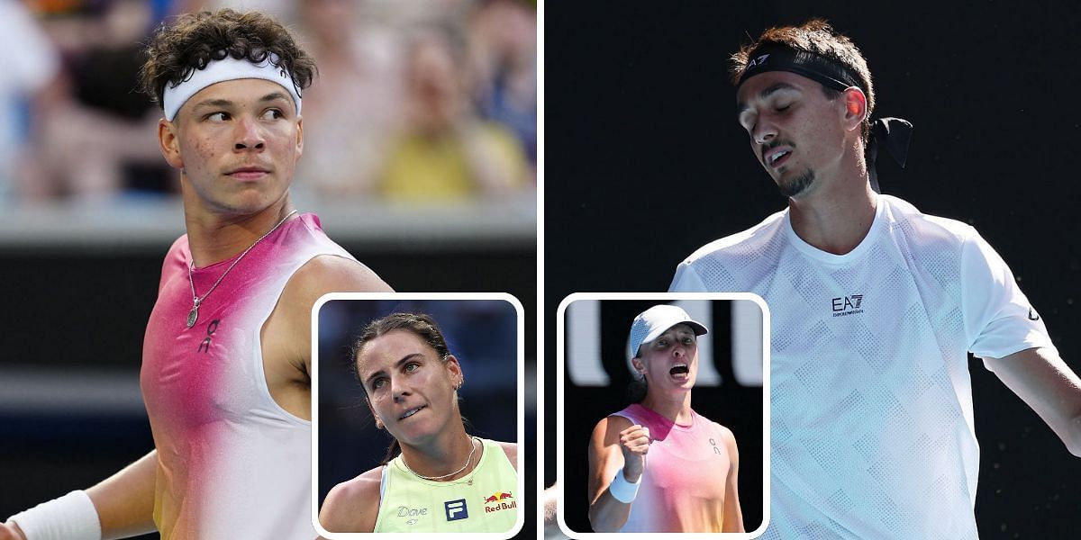 Ben Shelton and Lorenzo Sonego face double bounce controversy at Australian Open (Source: Getty)