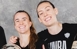 "Why didn't I see you ugh": Sabrina Ionescu playfully rues missing Breanna Stewart's 'misty' Unrivaled BTS shoot