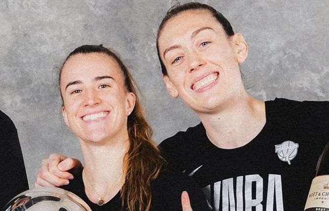 "Why didn't I see you ugh": Sabrina Ionescu playfully rues missing Breanna Stewart's 'misty' Unrivaled BTS shoot
