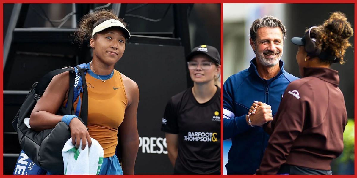 Naomi Osaka and coach Patrick Mouratoglou (Source: Getty)