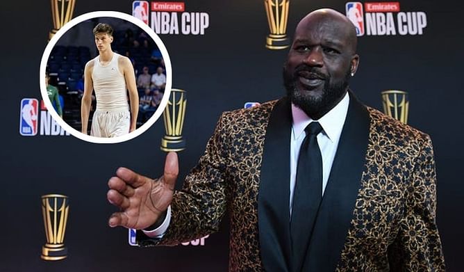 "Dwight Howard sent his mans to back door Shaq" - NBA fans stunned over 7'1" Shaquille O'Neal getting dwarfed by 7'9" Olivier Rioux