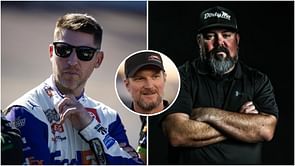 Denny Hamlin and Bubba Wallace spotter react as Dale Jr.’s employee gets featured during Ohio State broadcast