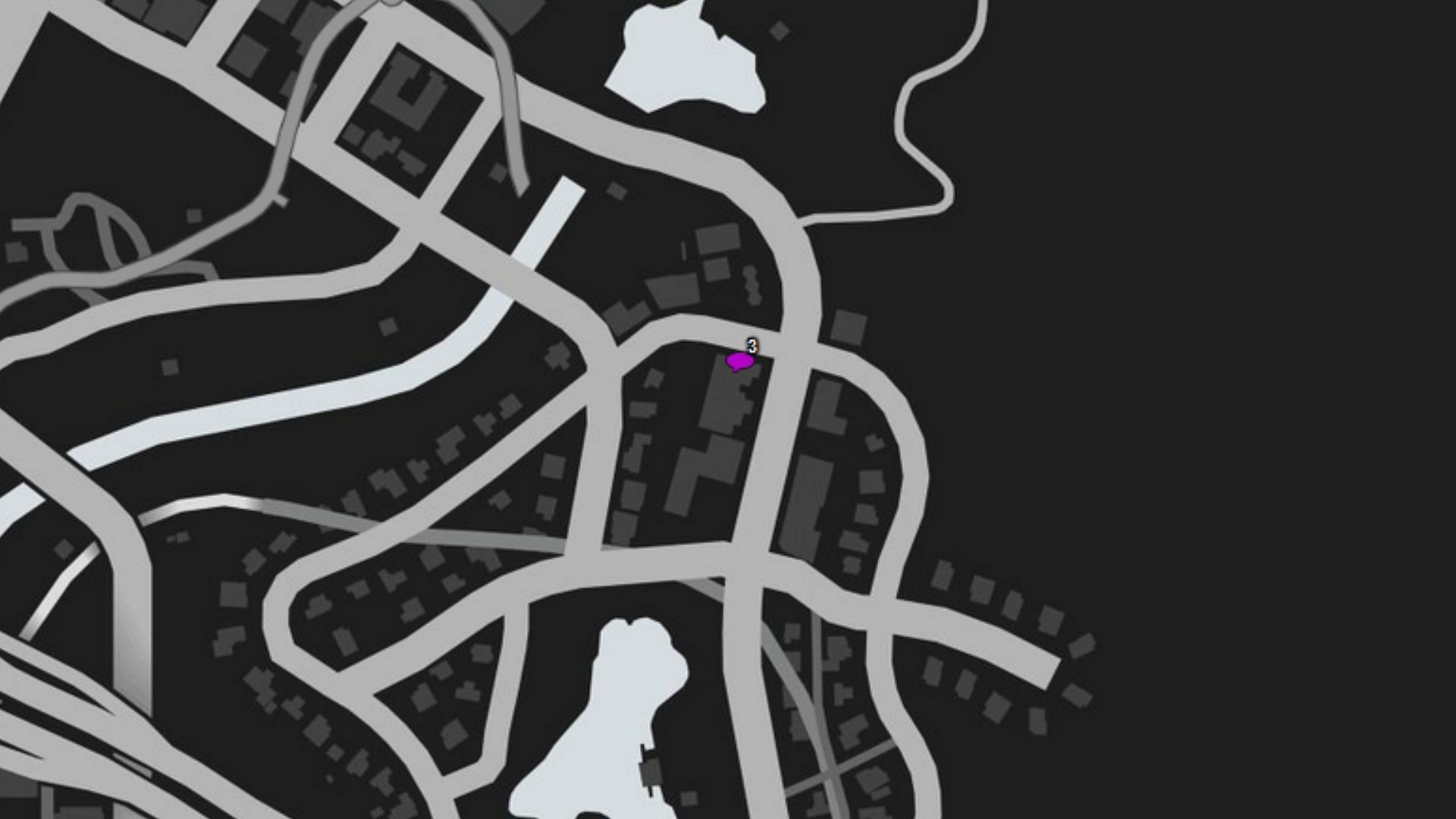 The exact coordinates of the third Drug Street Dealers GTA Online locations today (Image via Rockstar Games/GTAweb.au)