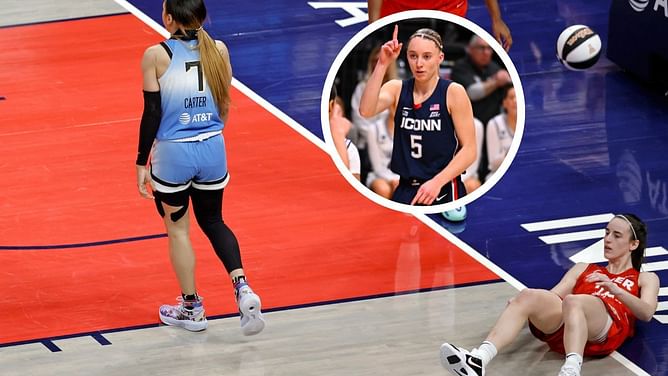 "Hypocrites called it a basketball play"- Caitlin Clark fans call out critics after public outcry over Paige Bueckers' injury causing foul
