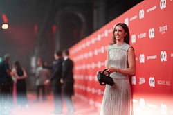 Emma Mckeon turns up the glamour in an all-black outfit for latest Dior collaboration
