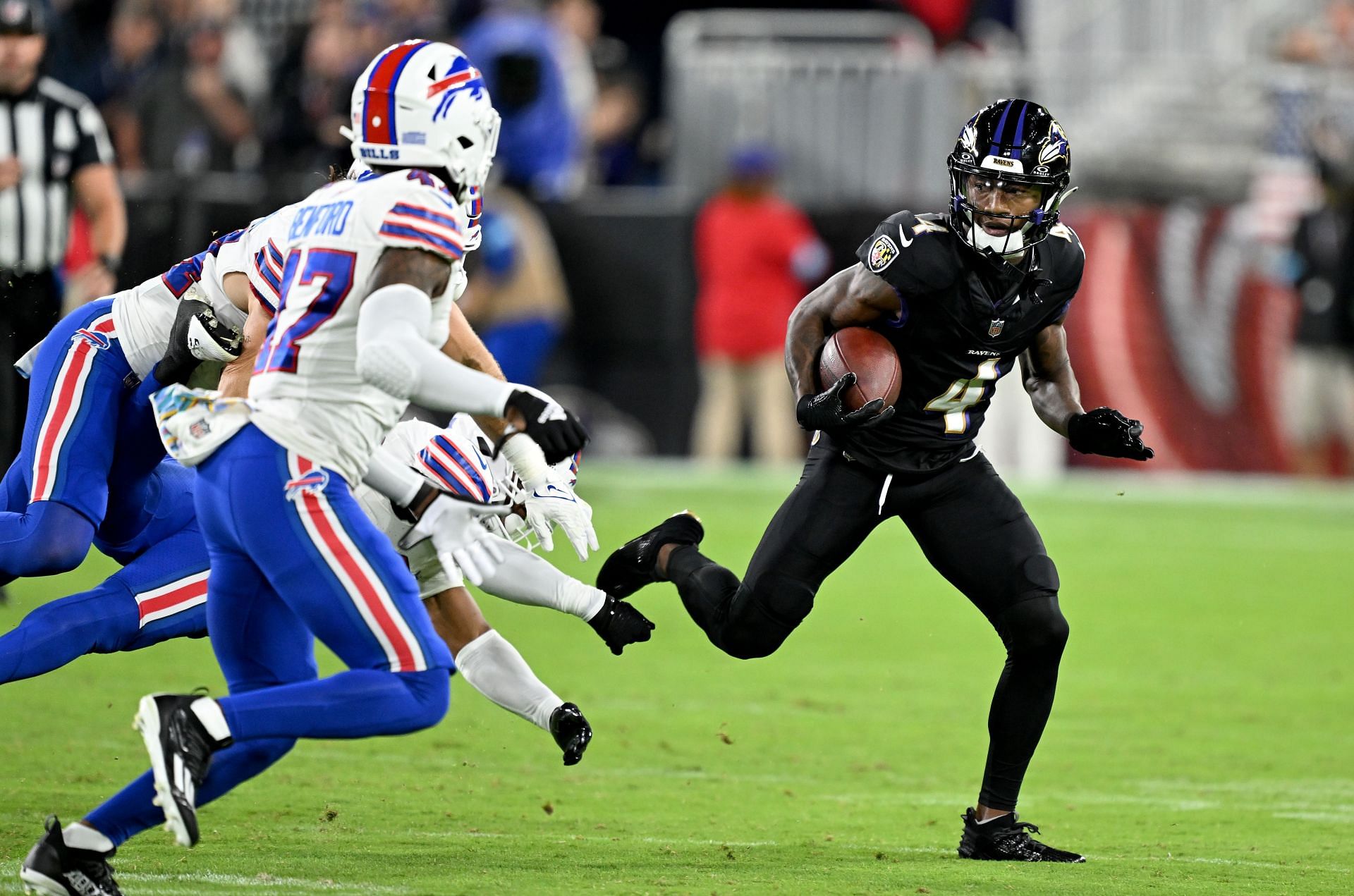 Zay Flowers against Buffalo Bills v Baltimore Ravens - Source: Getty