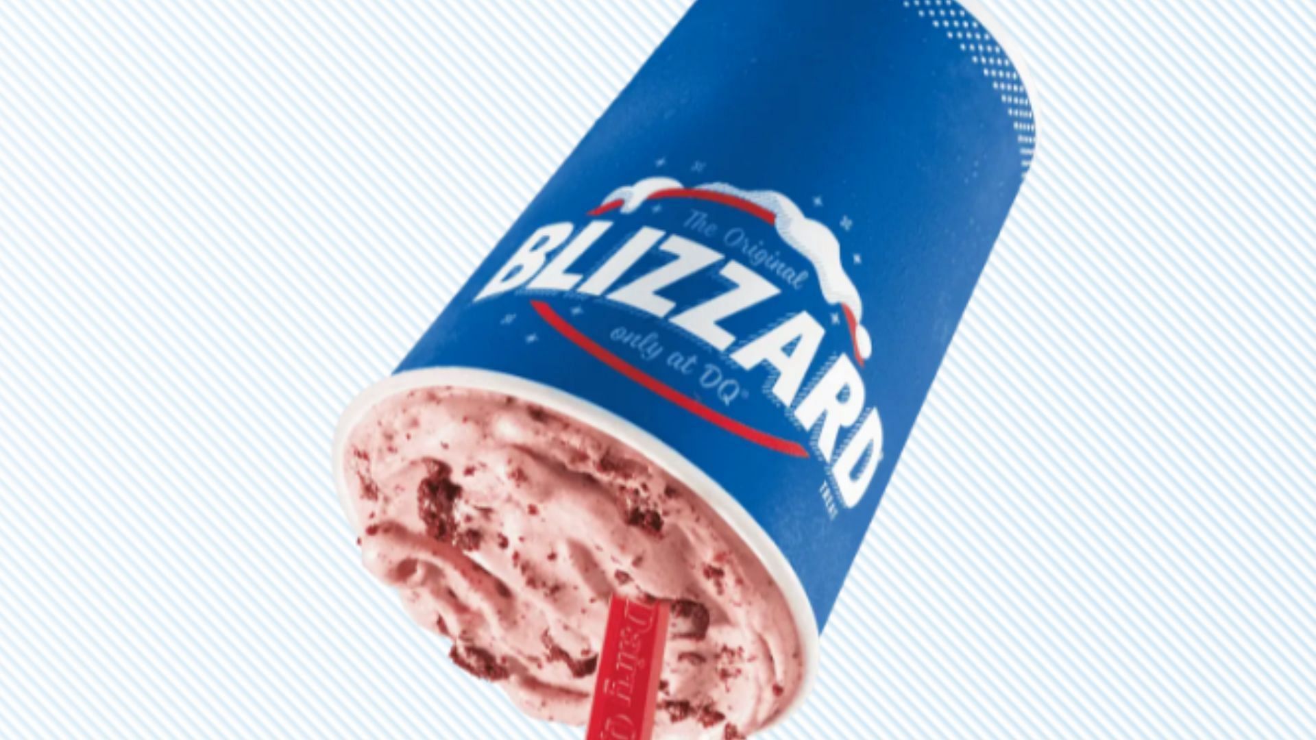 Red Velvet Cake Blizzard treat (Image via Dairy Queen)