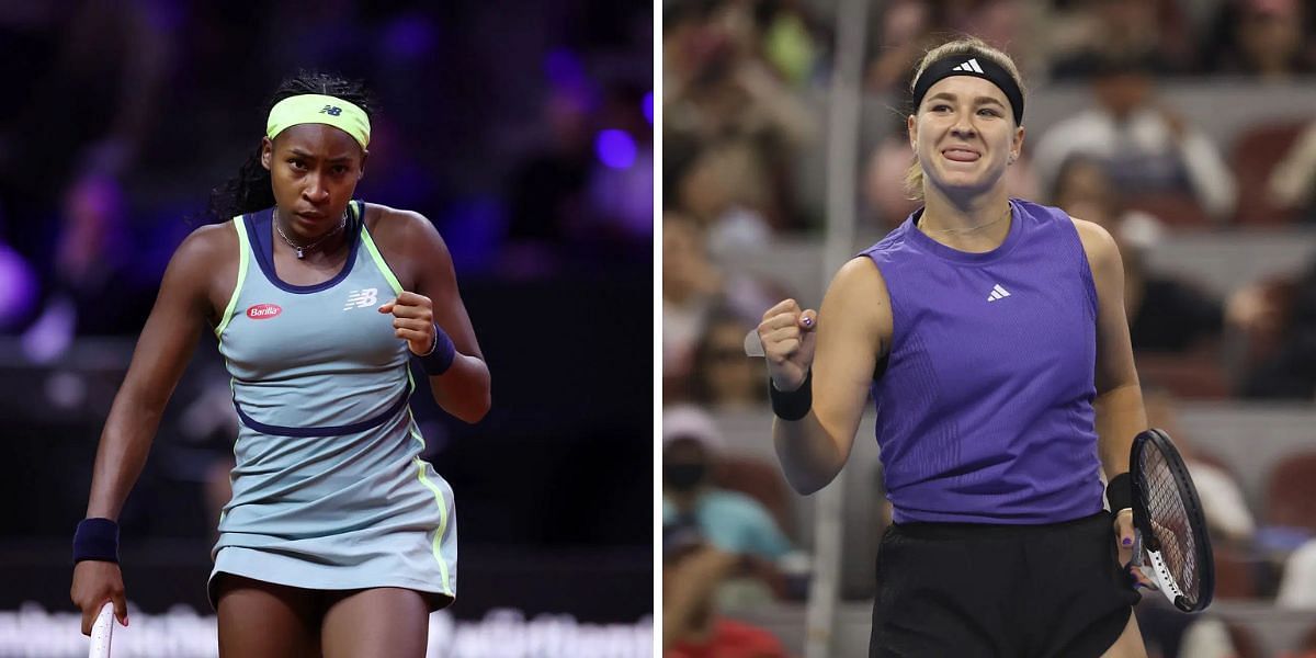 Coco Gauff vs Karolina Muchova is one of the semifinal matches at the United Cup 2025. (Photos: Getty)