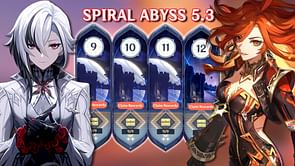 Genshin Impact 5.3 Spiral Abyss Guide: Strategies and best team comps