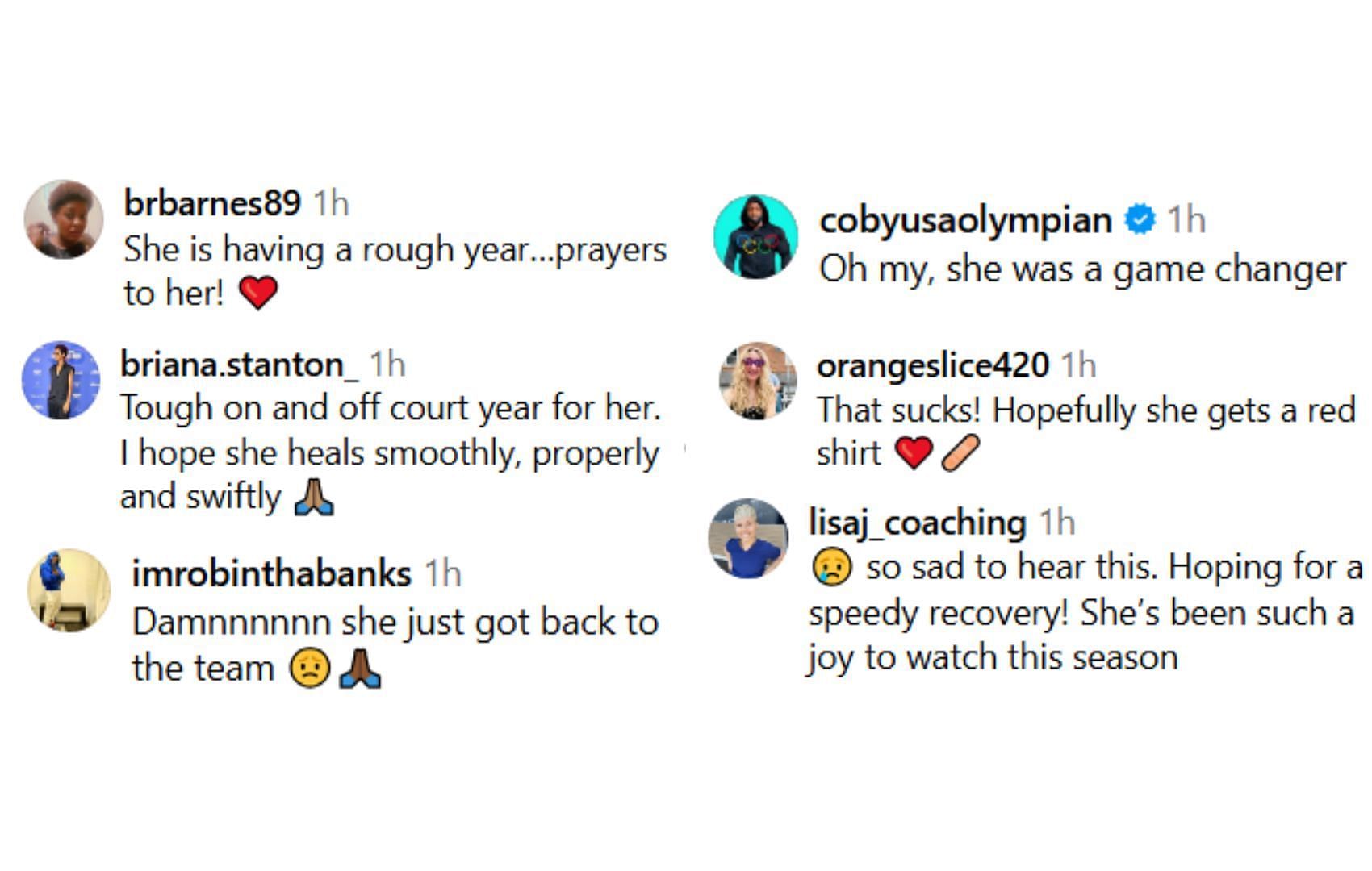 Fans react to Ashlyn Watkins&#039; injury update