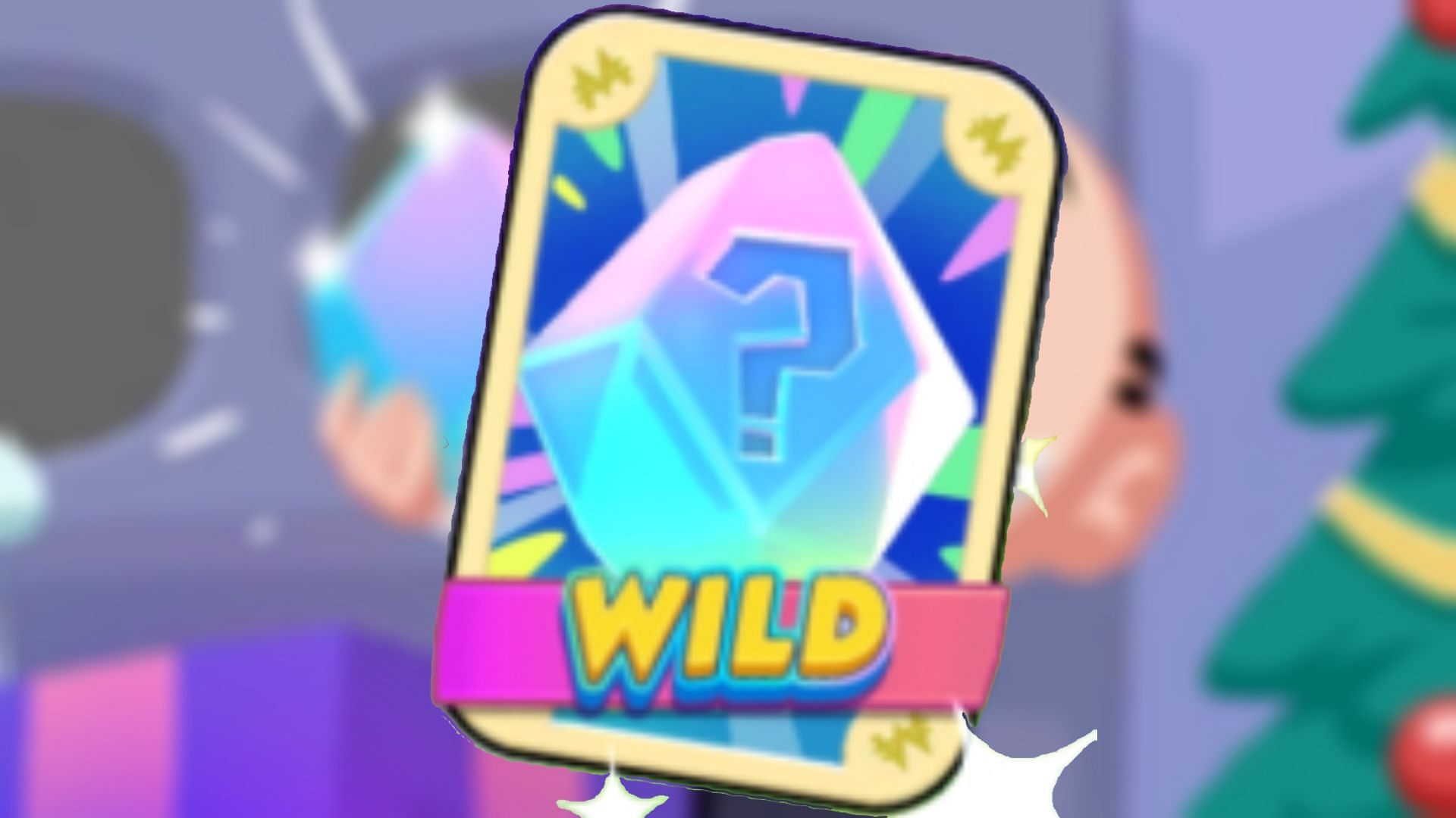 Wild Sticker card in Monopoly Go (Image via Scopely)