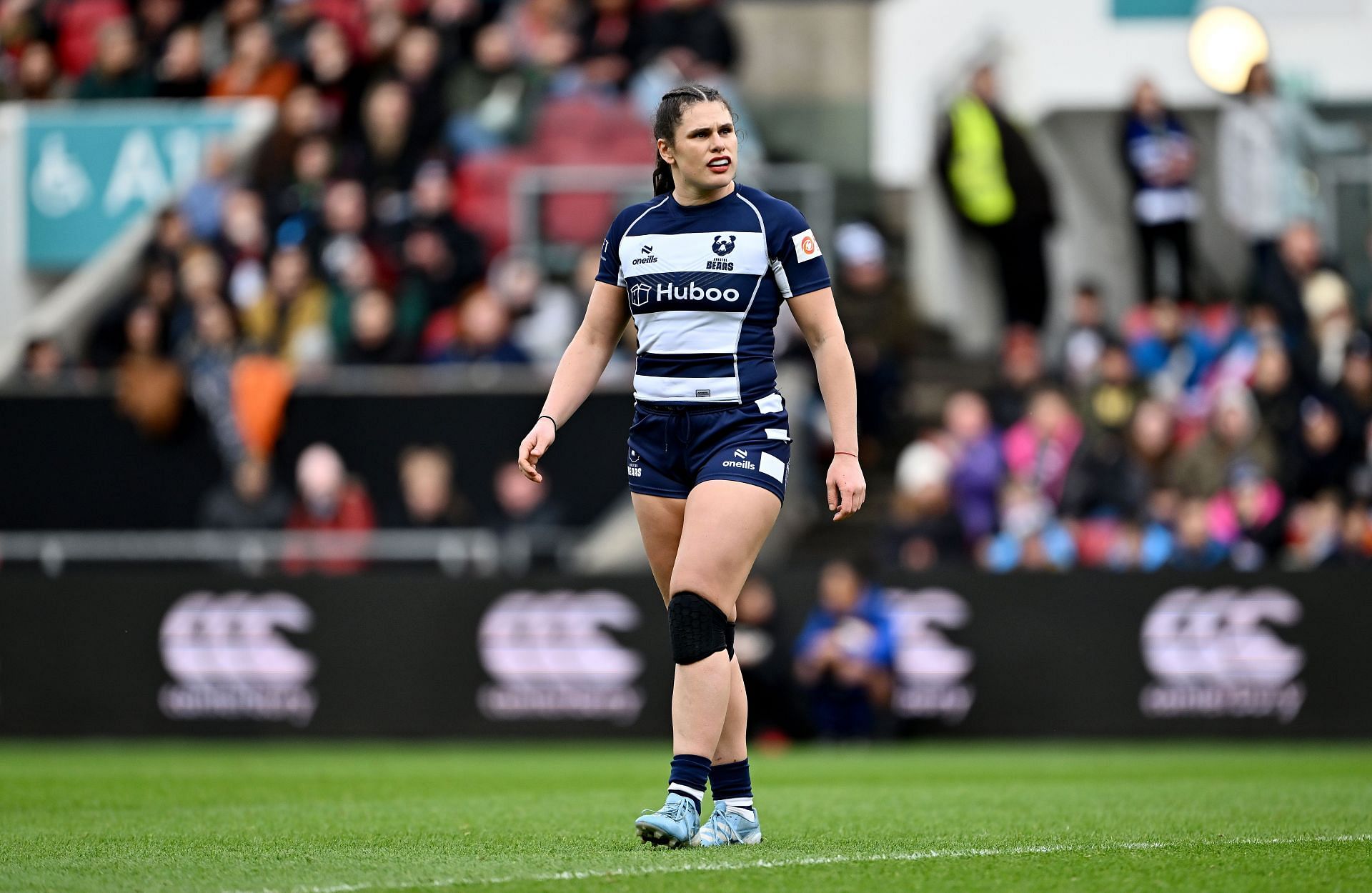 Maher during the Premiership Women&#039;s rugby match between Bristol Bears vs Gloucester-Hartpury (Image via: Getty Images)