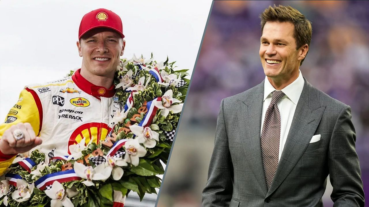 Josef Newgarden and Tom Brady appear in IndyCar