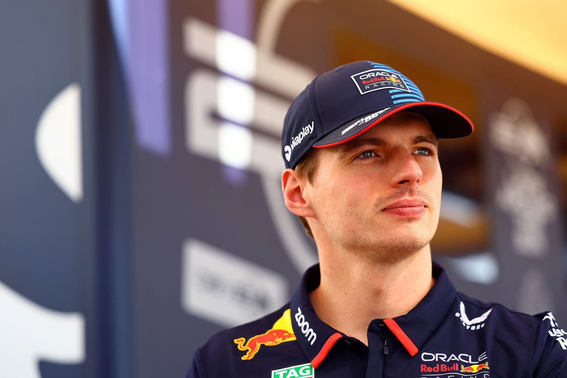 Max Verstappen of the Netherlands and Oracle Red Bull Racing looks on in the Paddock- Source: Getty