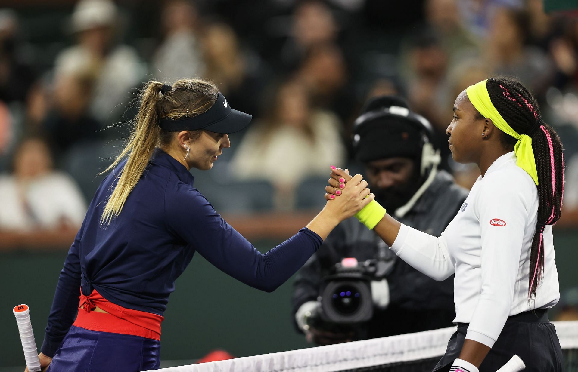 Paula Badosa and Coco Gauff at the Indian Wells 2021. (Photo: Getty)