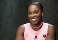 Sloane Stephens during a brand photoshoot - Source: Getty