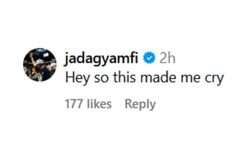 Jada Gyamfi's comment on Iowa Hawkeyes' post