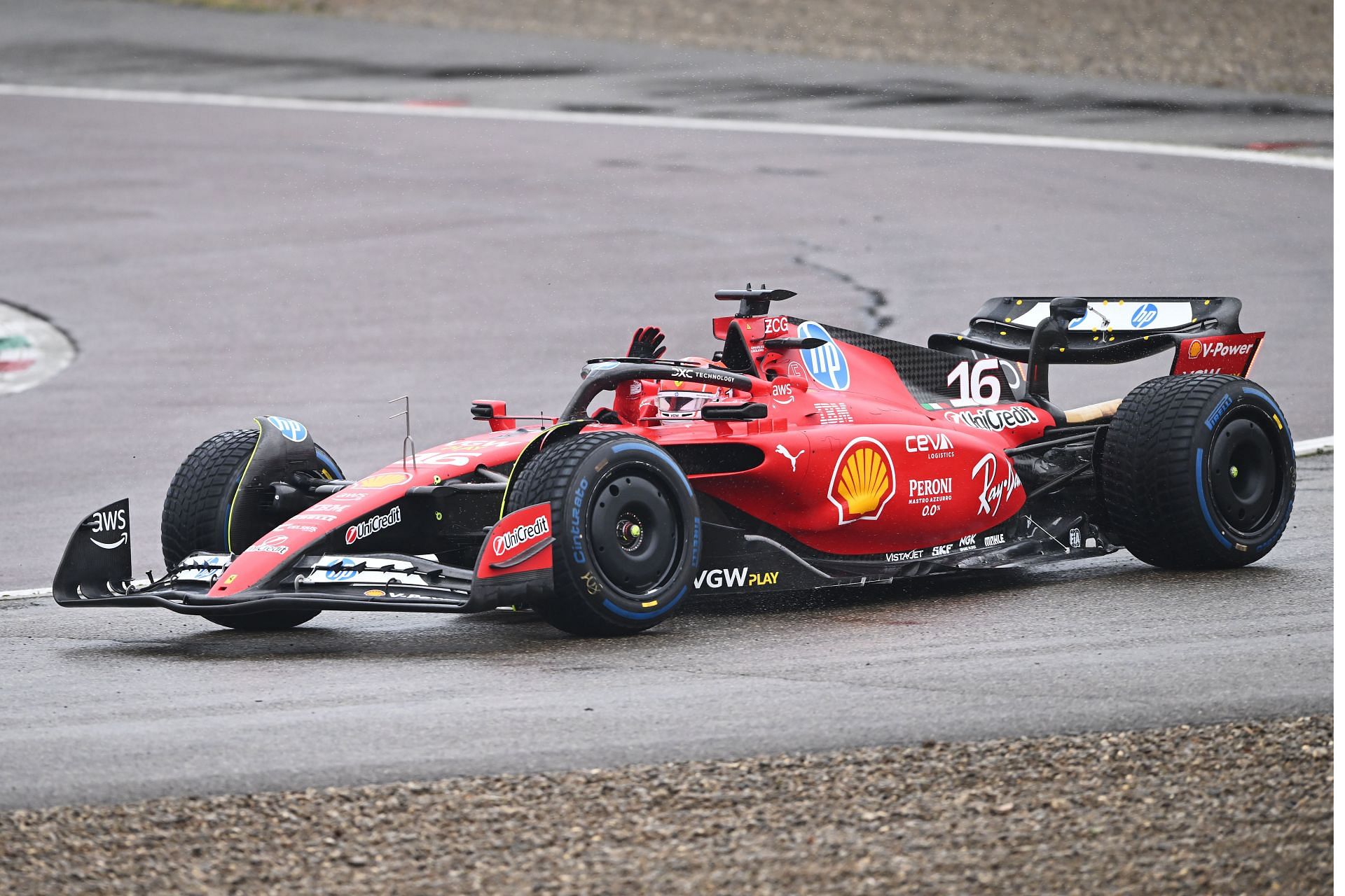 Charles Leclerc tests for Ferrari at Fiorano- Source: Getty