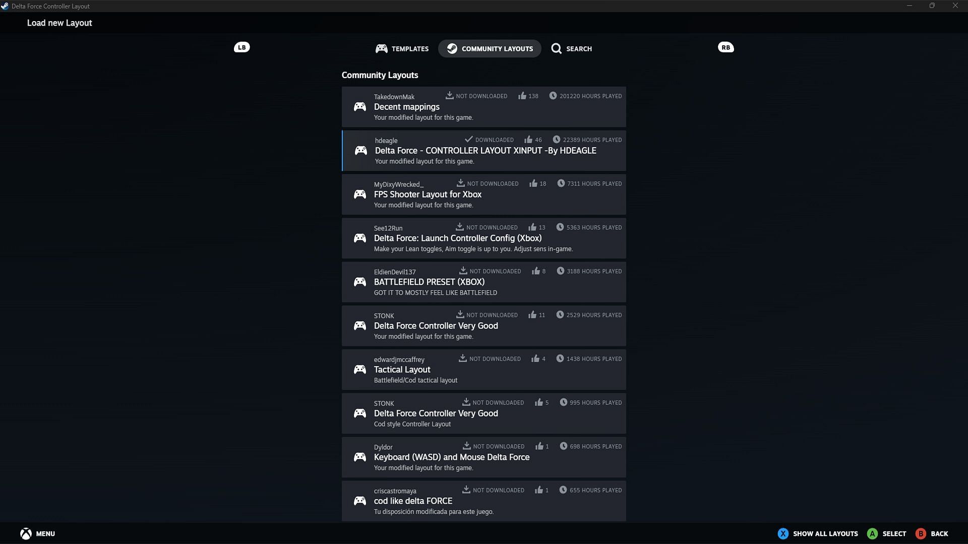 Quick guide to setup controller in Delta Force (Image via Valve)