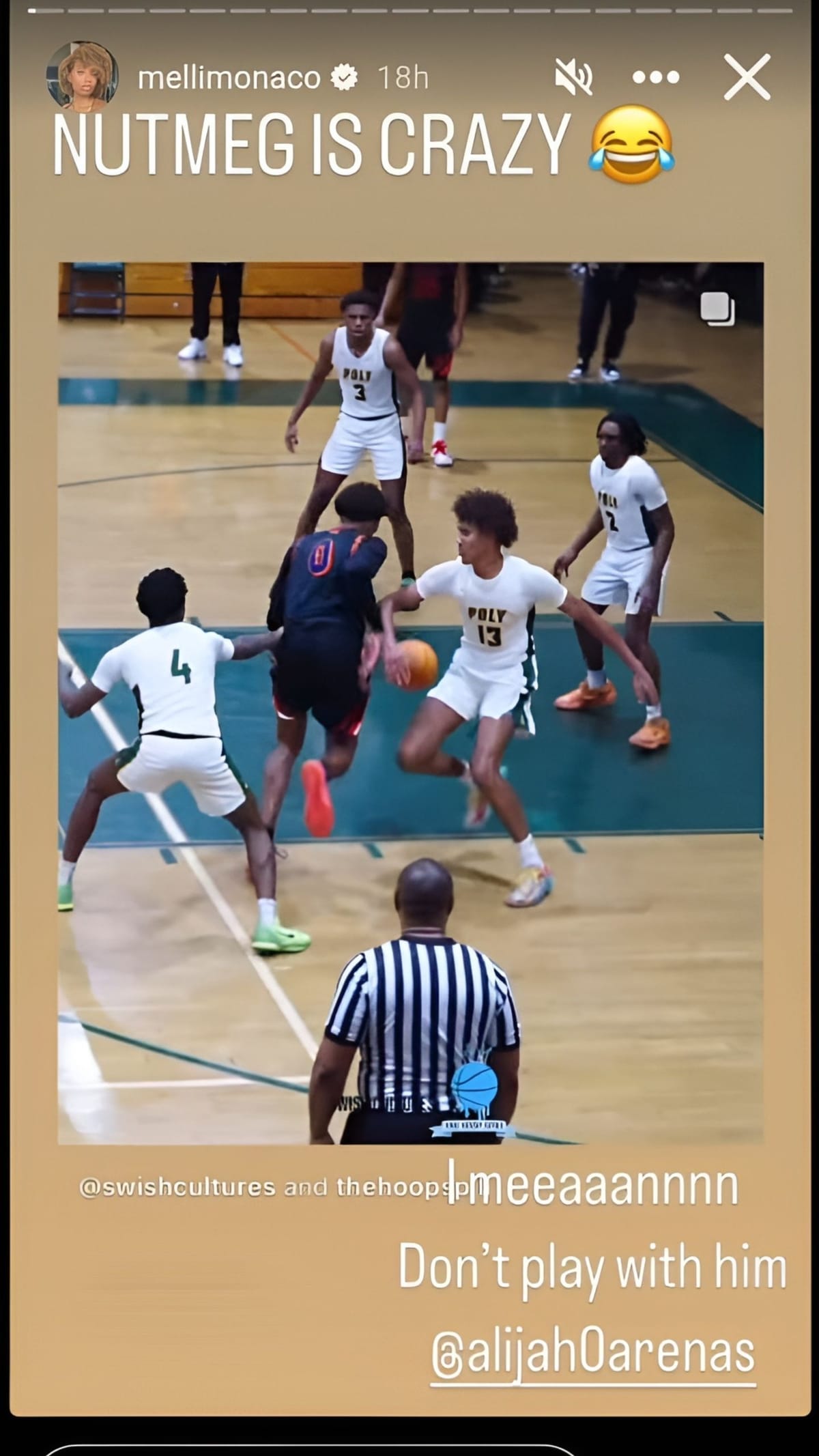 Melli Monaco reacts to Gilbert Arenas&rsquo; special birthday surprise in 4-words