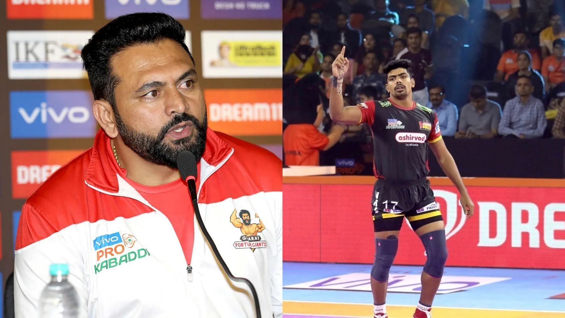 &quot;Nobody knew him&quot; - Manpreet Singh on how Pawan Sehrawat became a star in PKL after training under him (Images via PKL)