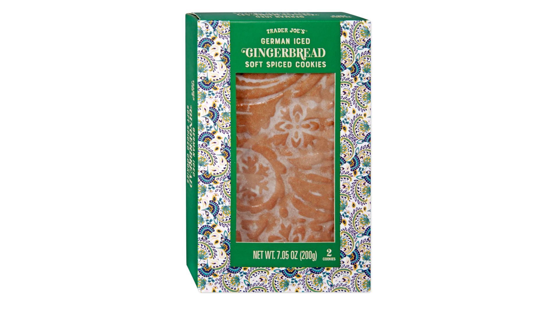 German Iced Gingerbread Soft Spiced Cookies (Image via Trader Joe&#039;s)