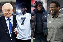 “Jerry got to go”: Fans react as Dez Bryant responds to Michael Irvin expressing displeasure over Cowboys snubbing Coach Prime
