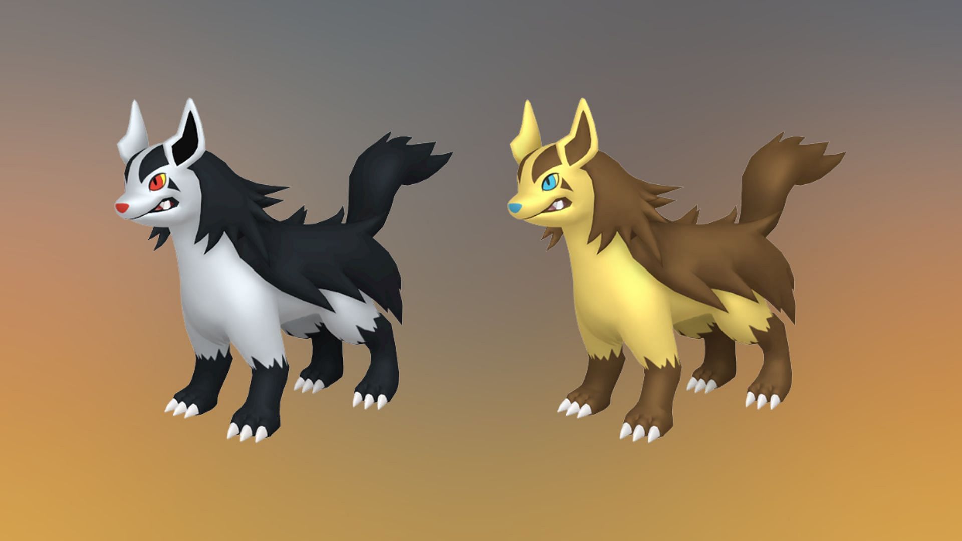 Mightyena shiny comparison (Image via TPC)