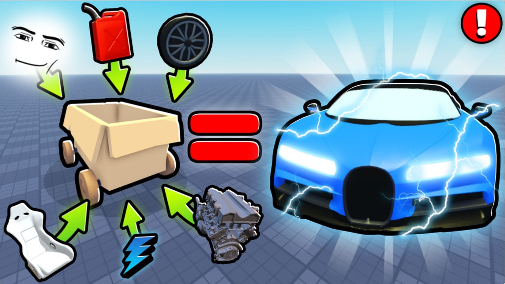 Customize your car in Car Training (Image via Roblox)