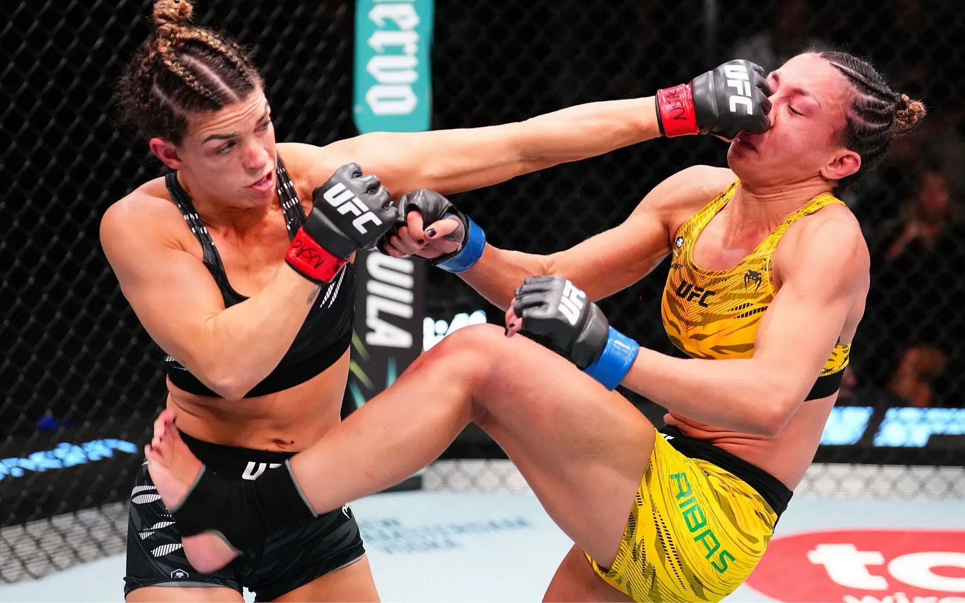 Mackenzie Dern (left) and Amanda Ribas (right) went toe-to-toe on January 11 [Image courtesy: Getty]