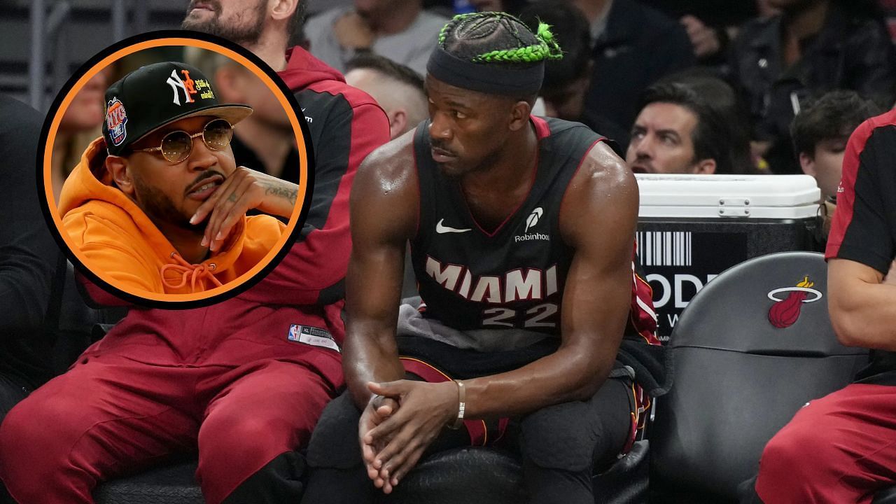 Carmelo Anthony issues Heat word of caution amid Jimmy Butler trade saga (Image Credit: Imagn)